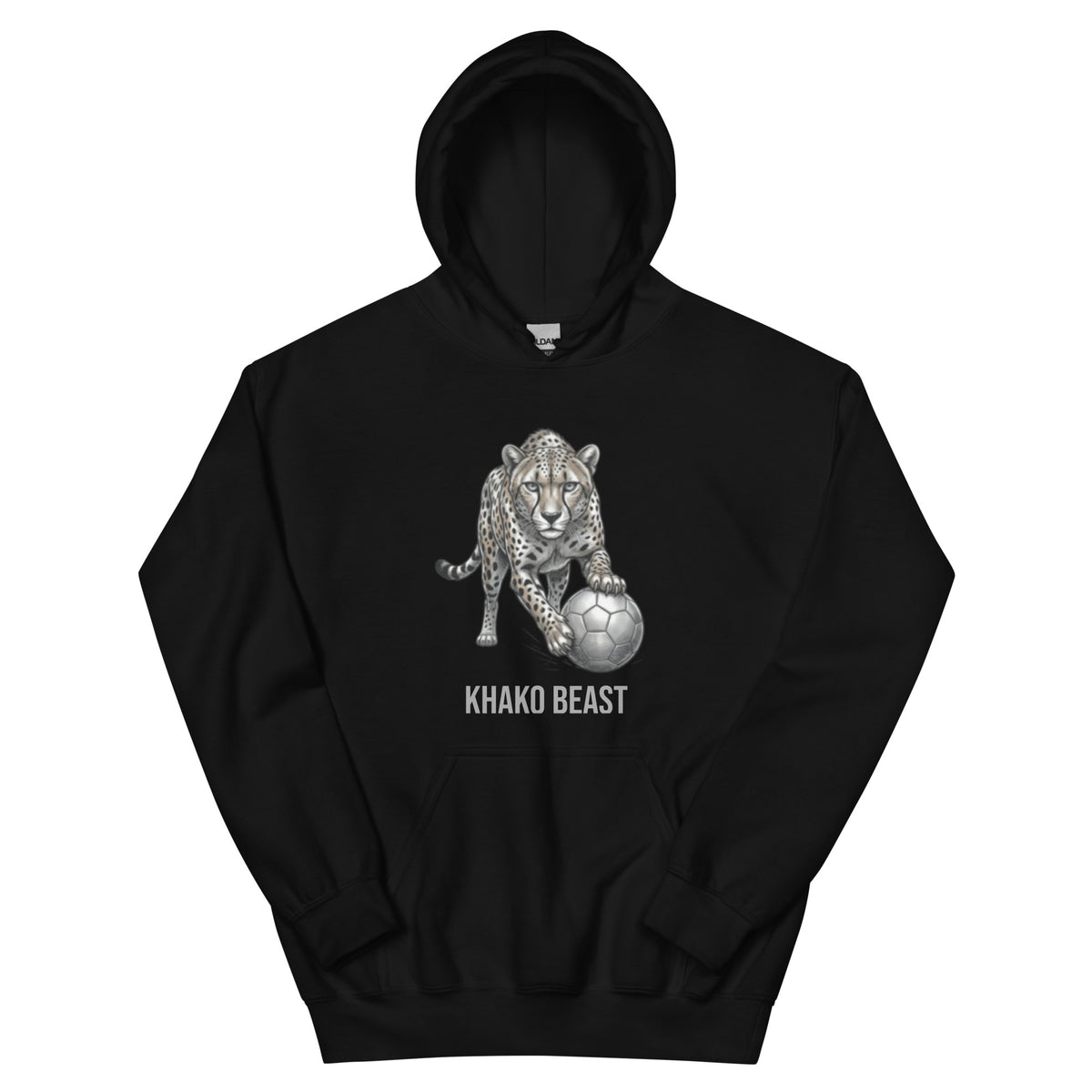 Hoodie CTN Football Khako Wear noir face — CTN football diaspora