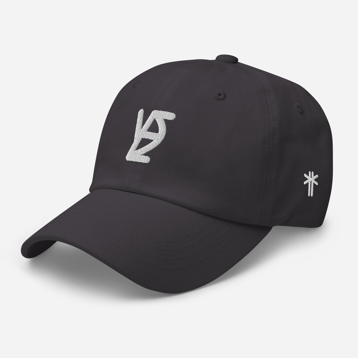 Casquette YDE Compact Khako Wear dark grey profil — boucle antique ajustable