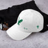 Casquette Naija Hat Khako Wear blanc profil — streetwear Naija unisexe