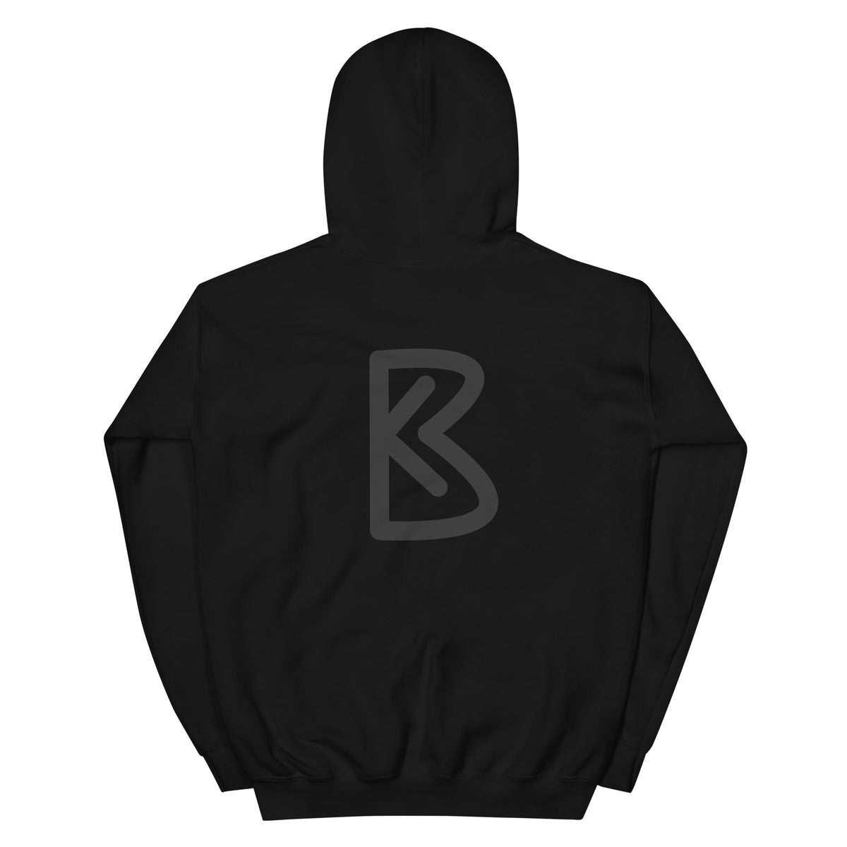 Hoodie The Playful Lion Khako Wear noir dos — lion pan-africain premium