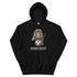 Hoodie The Playful Lion Khako Wear noir face 2 — streetwear africain identité